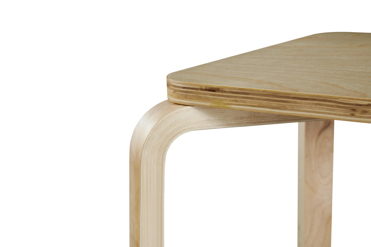 STAPELHOCKER Naturfarben  - Naturfarben, Basics, Holz (33/45/33cm) - Boxxx