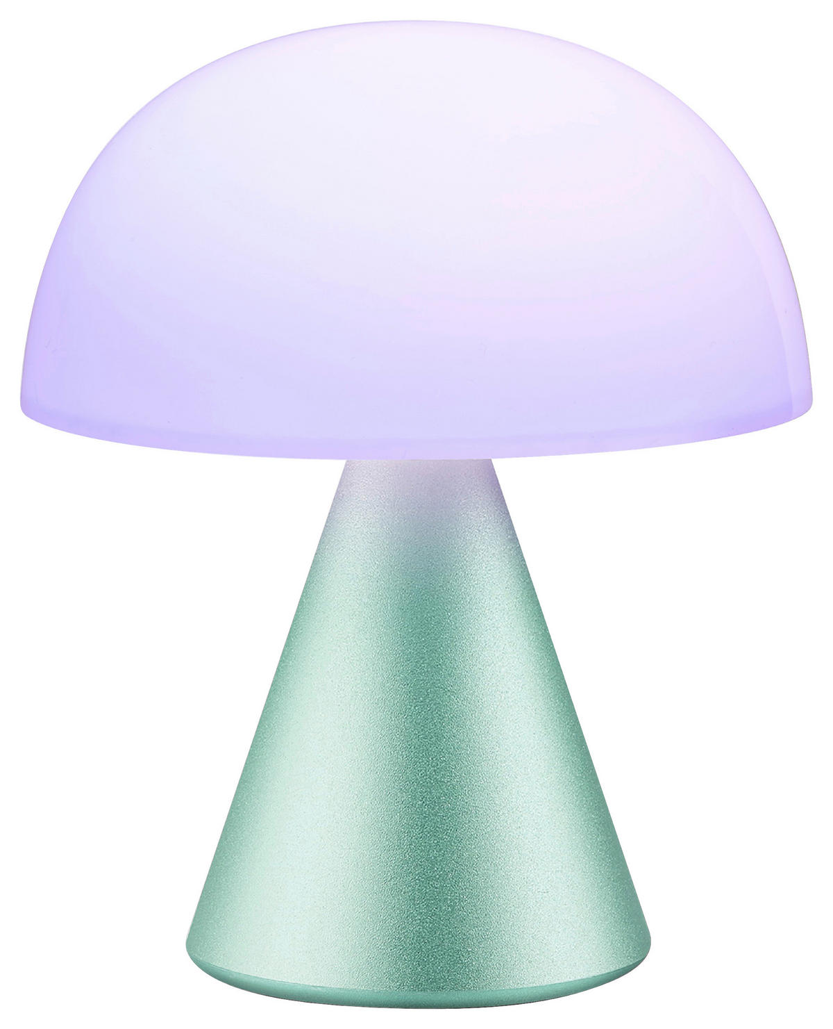 AKKU-TISCHLEUCHTE 9.2/11/9.2 cm  - Mintgrün, Design, Kunststoff/Metall (9.2/11/9.2cm)