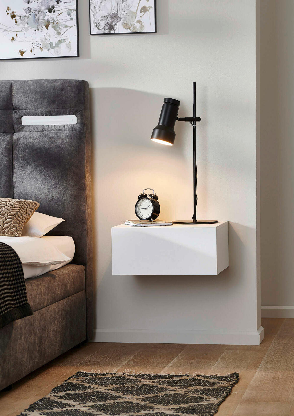 NACHTTISCH 44/21/40 cm  in Weiß  - Weiß, MODERN, Holzwerkstoff (44/21/40cm) - MID.YOU