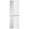 GARDEROBENSCHRANK Memphis  in 65/192/38 cm  - Schwarz/Weiß, Design, Glas/Holzwerkstoff (65/192/38cm) - Voleo