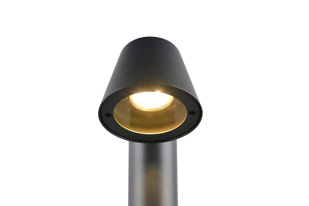WEGELEUCHTE Beni 11.5/60/20 cm  - Klar/Anthrazit, Design, Glas/Metall (11.5/60/20cm) - Trio Leuchten