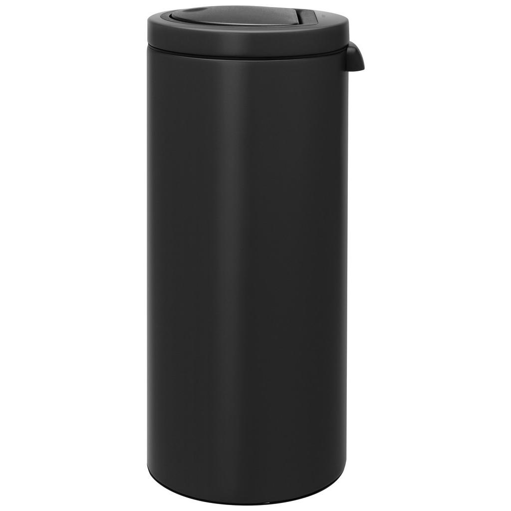 Thumbnail - Brabantia Abfalleimer Touch BIN ®, Schwarz, Metall, 30 L, 29.3x67.9x38 cm, Küchen, Küchenausstattung, Mülleimer