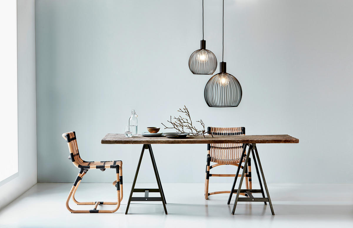 HÄNGELEUCHTE 40/45,5 cm  - Schwarz, KONVENTIONELL, Metall (40/45,5cm) - Nordlux