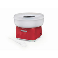 ZUCKERWATTEMASCHINE Retro  - Rot/Weiß, Basics, Kunststoff/Metall (28,3/28,3/22,8cm) - GOURMETMAXX