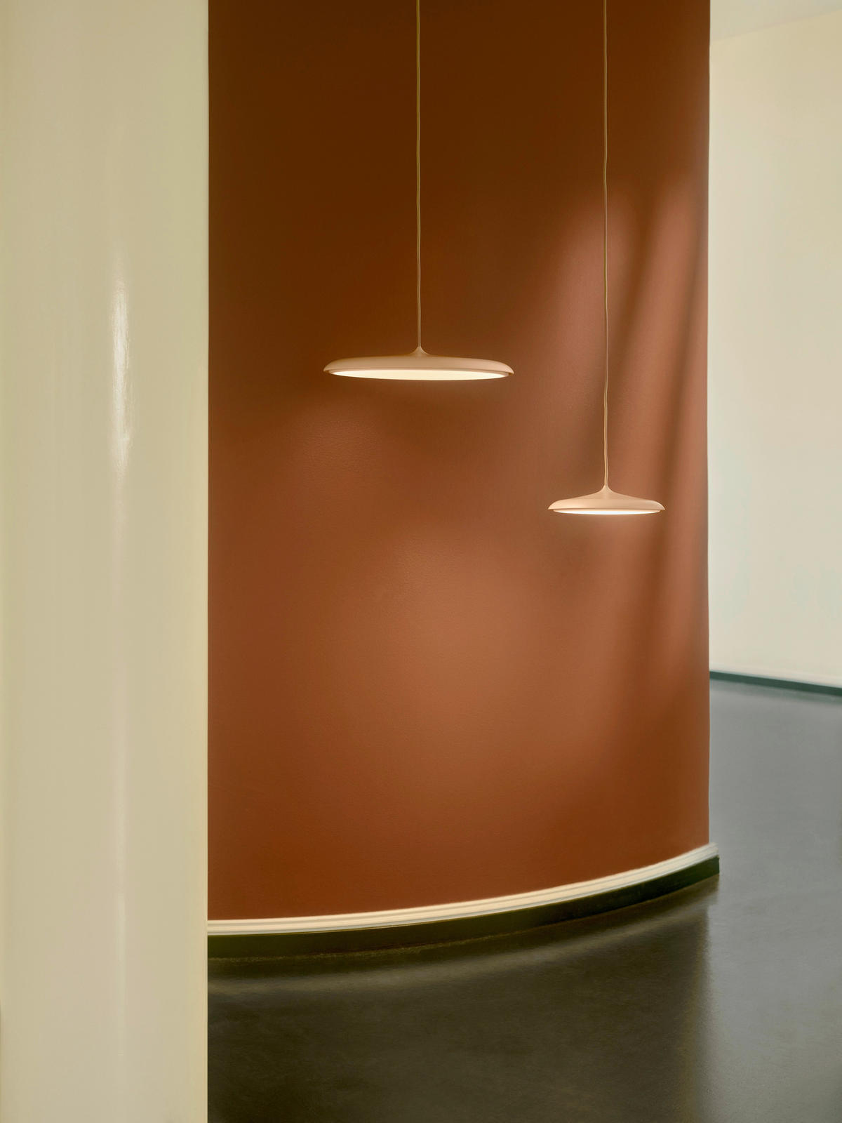 LED-HÄNGELEUCHTE 40/6 cm   - Hellrosa, Design, Metall (40/6cm) - Nordlux