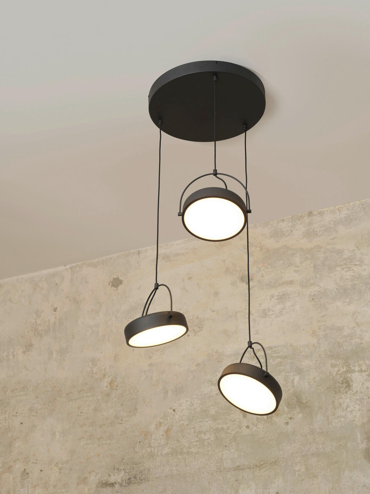 LED-HÄNGELEUCHTE 54/150 cm  - Schwarz, Design, Kunststoff/Metall (54/150cm) - Osram
