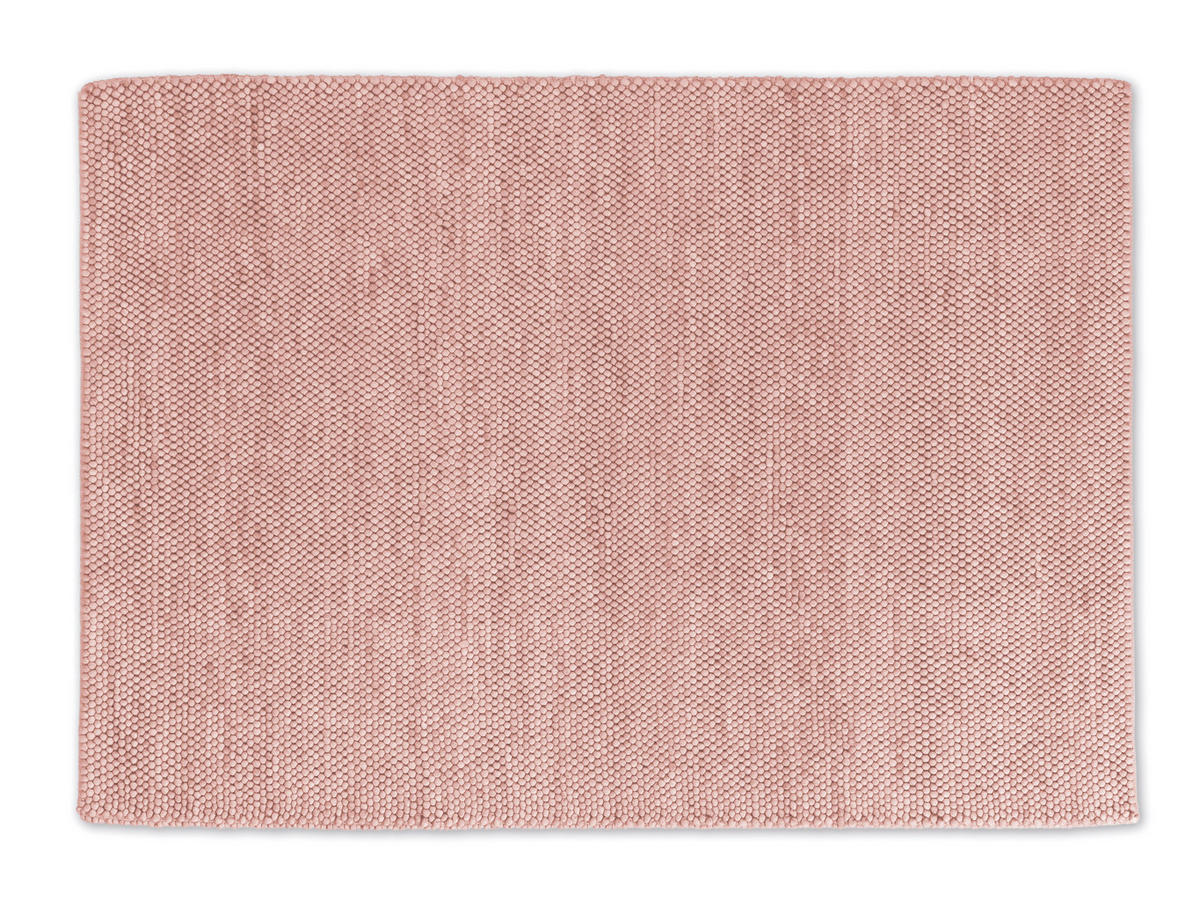 HANDWEBTEPPICH 70/140 cm Poppy Rosa  - Rosa, KONVENTIONELL, Textil (70/140cm) - Schöner Wohnen