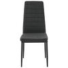 STUHL Leinenoptik Dunkelgrau  - Dunkelgrau/Schwarz, Design, Textil/Metall (41/98/52cm) - Ti'me