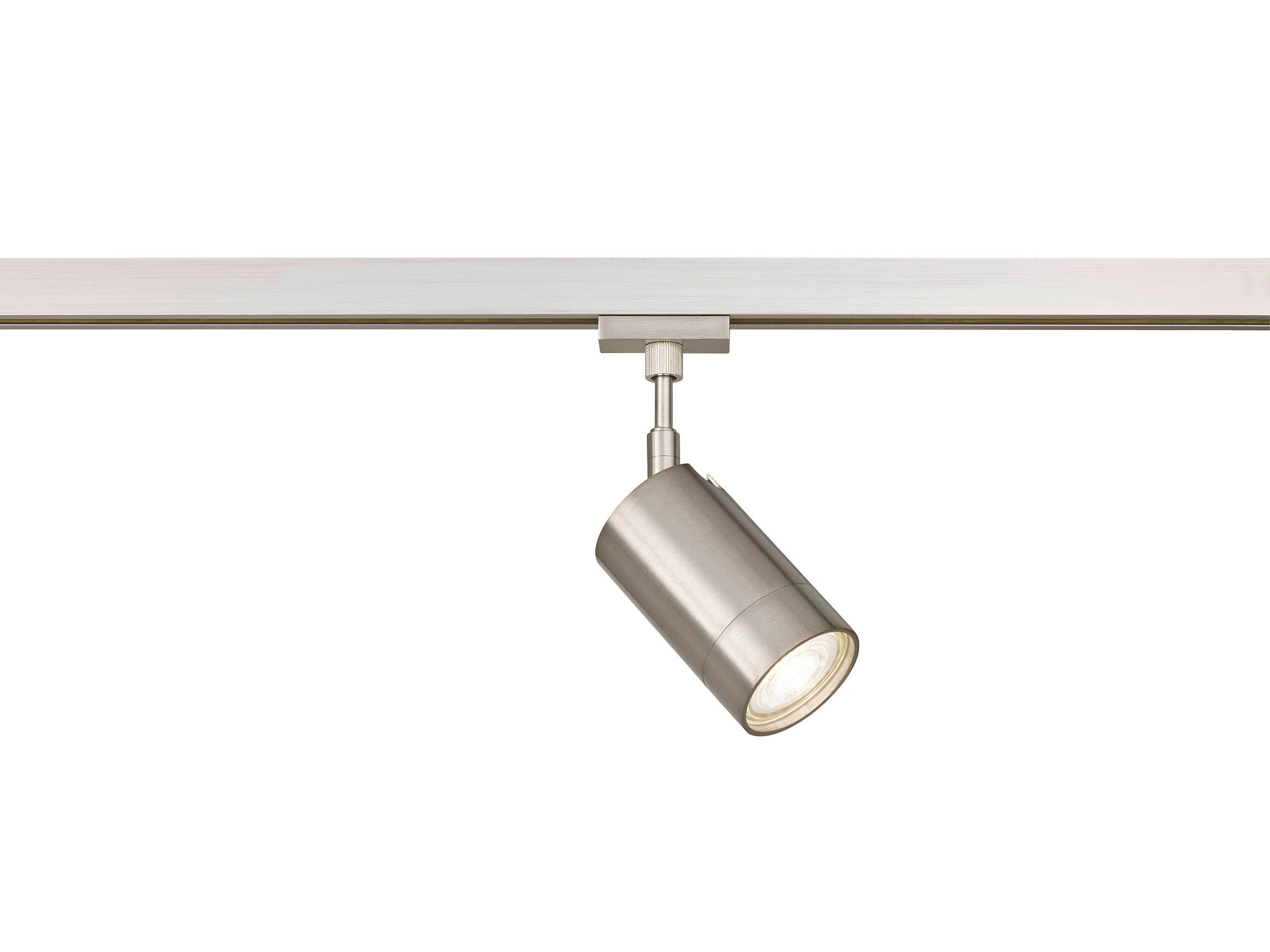 SCHIENENSYSTEM 5,6/20 cm   - Nickelfarben, Design, Metall (5,6/20cm) - Fischer & Honsel