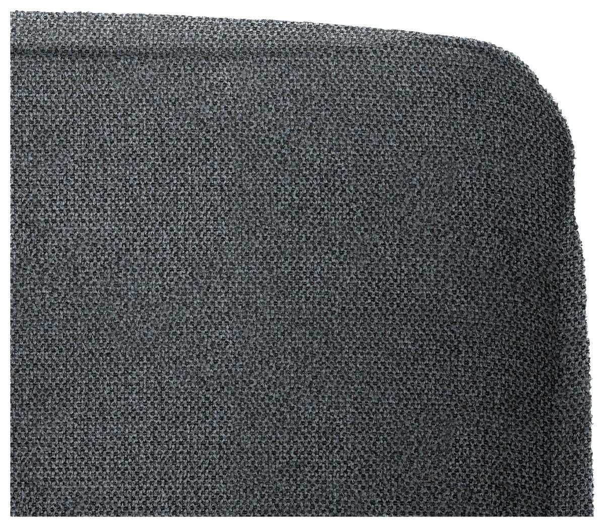 ECKSOFA in Flachgewebe Anthrazit  - Chromfarben/Anthrazit, Design, Textil/Metall (200/276cm) - Hom`in