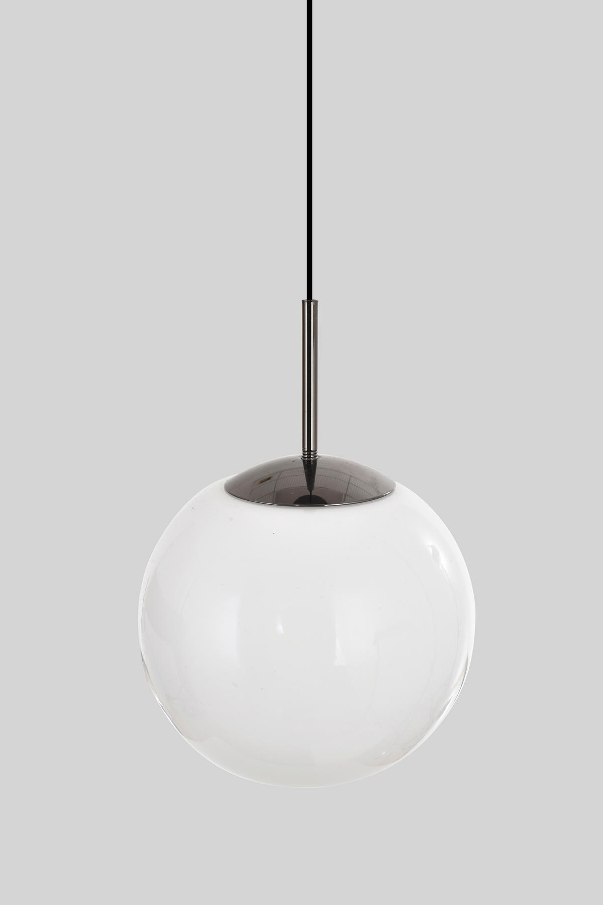 LED-HÄNGELEUCHTE Luberon 12/150/12 cm  - Schwarzchrom, Design, Glas/Kunststoff (12/150/12cm)