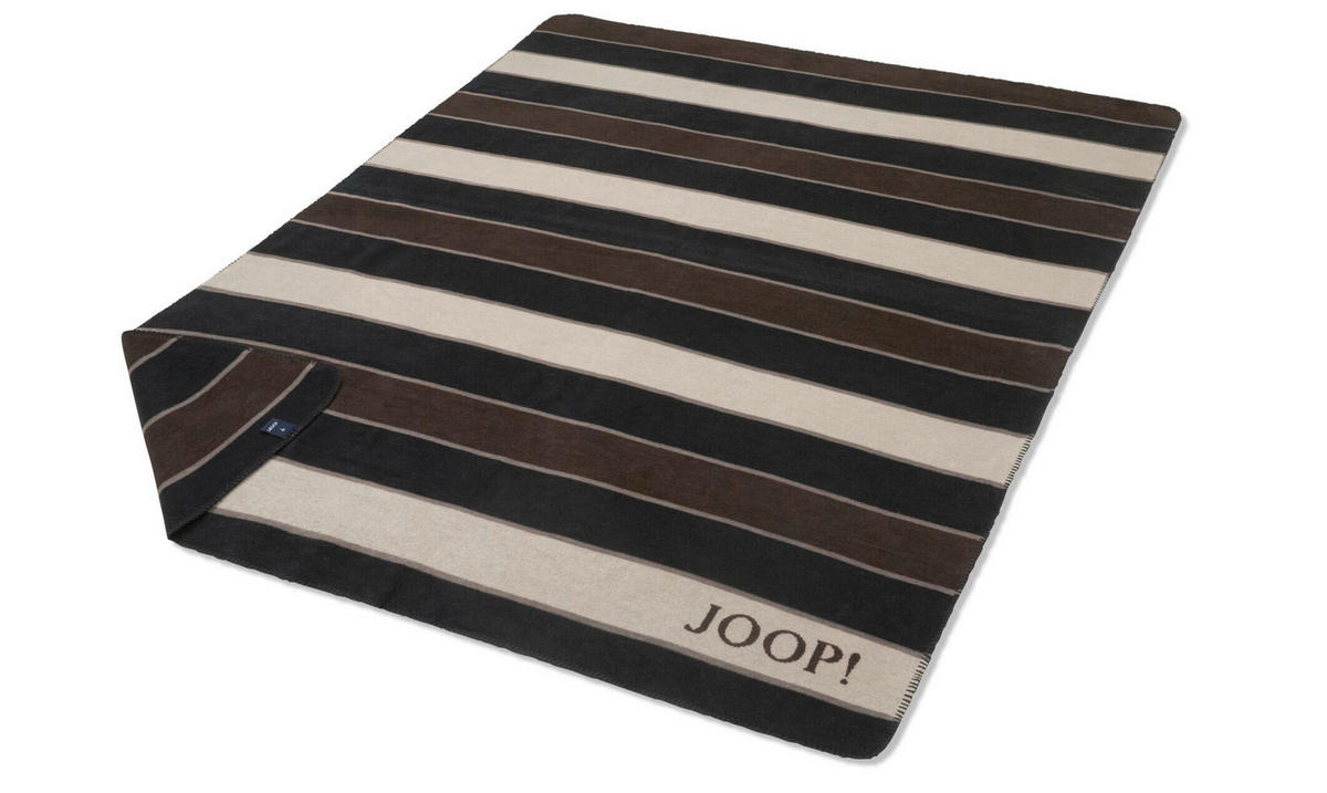 WOHNDECKE JOOP! HW 2025/26 150/200 cm  - Ecru/Anthrazit, Design, Textil (150/200cm) - Joop!
