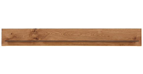 WANDBOARD Eiche massiv Eichefarben  - Eichefarben, KONVENTIONELL, Holz (180/22/22cm) - Voleo