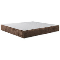 TASCHENFEDERKERNMATRATZE 180/200 cm H2 = mittel  - Weiss/Braun, Trend, Textil (180/200cm) - Esposa