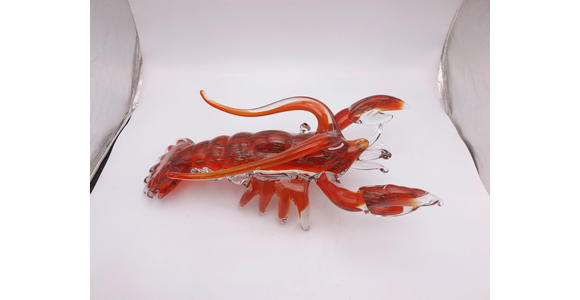 DEKOHUMMER - Rot/Goldfarben, KONVENTIONELL, Glas (43/21/15cm) - Ambia Home