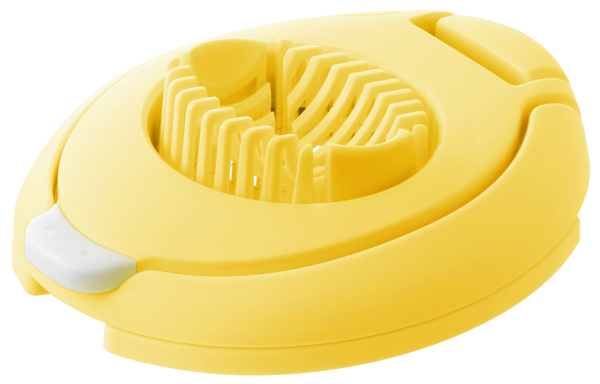 KRÁJAČ NA VAJÍČKA - žltá/biela, Basics, kov/plast (11/14/4cm) - Fackelmann