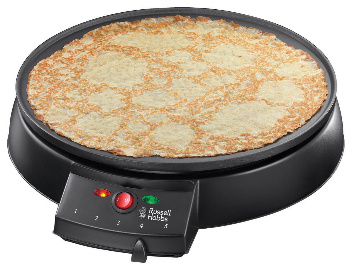 CREPESGERÄT  - Schwarz, Basics, Kunststoff/Metall (36,0/8,8/30,0cm) - Russell Hobbs