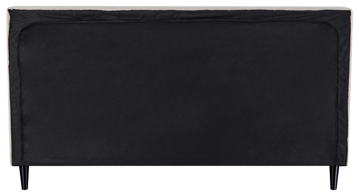POLSTERBETT Lattenrost 180/200 cm  in Beige  - Beige/Schwarz, Design, Holz/Kunststoff (180/200cm) - Boxxx