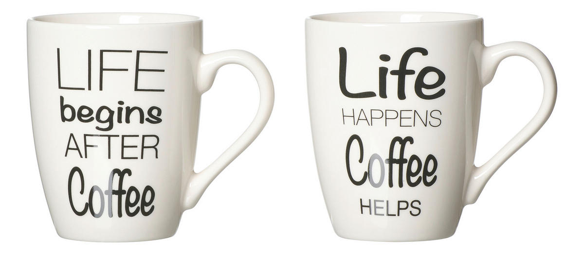 SKODELICA  Life  310 ml      - črna/bela, Basics, keramika (11,50/8,5/10,5cm) - Ritzenhoff Breker