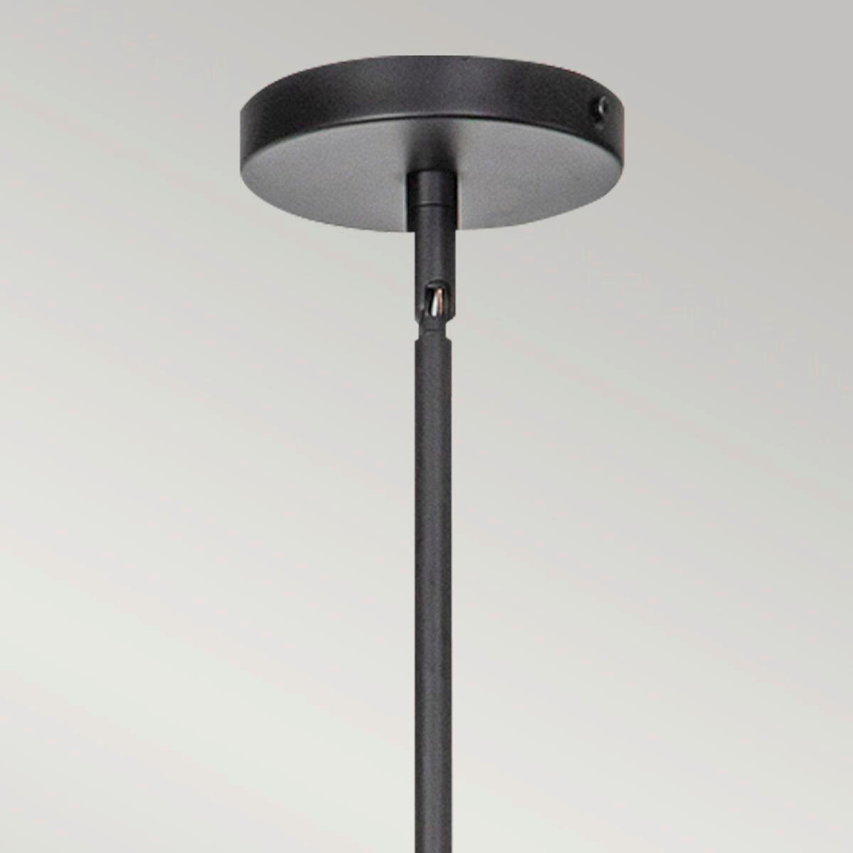 KRONLEUCHTER 40,6/95,3 cm   - Schwarz/Naturfarben, KONVENTIONELL, Textil/Metall (40,6/95,3cm) - Elstead Lighting