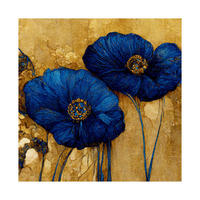 LEINWANDBILD Blumen 60/60 cm  - Multicolor, Basics, Holz/Textil (60/60cm)