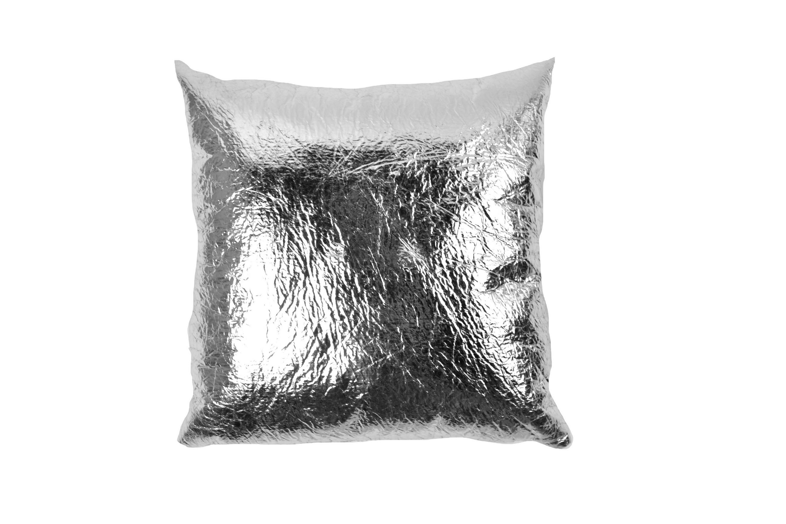 KISSENHÜLLE Soft Rescue 50/50 cm - Silberfarben, Design, Textil (50/50cm) - Zoeppritz