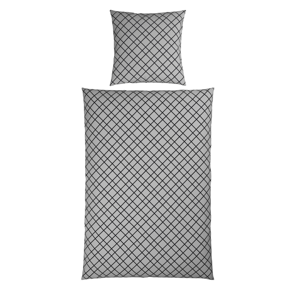 BETTWÄSCHE Flanell 155/220 cm  - Grau, KONVENTIONELL, Textil (155/220cm) - Esposa