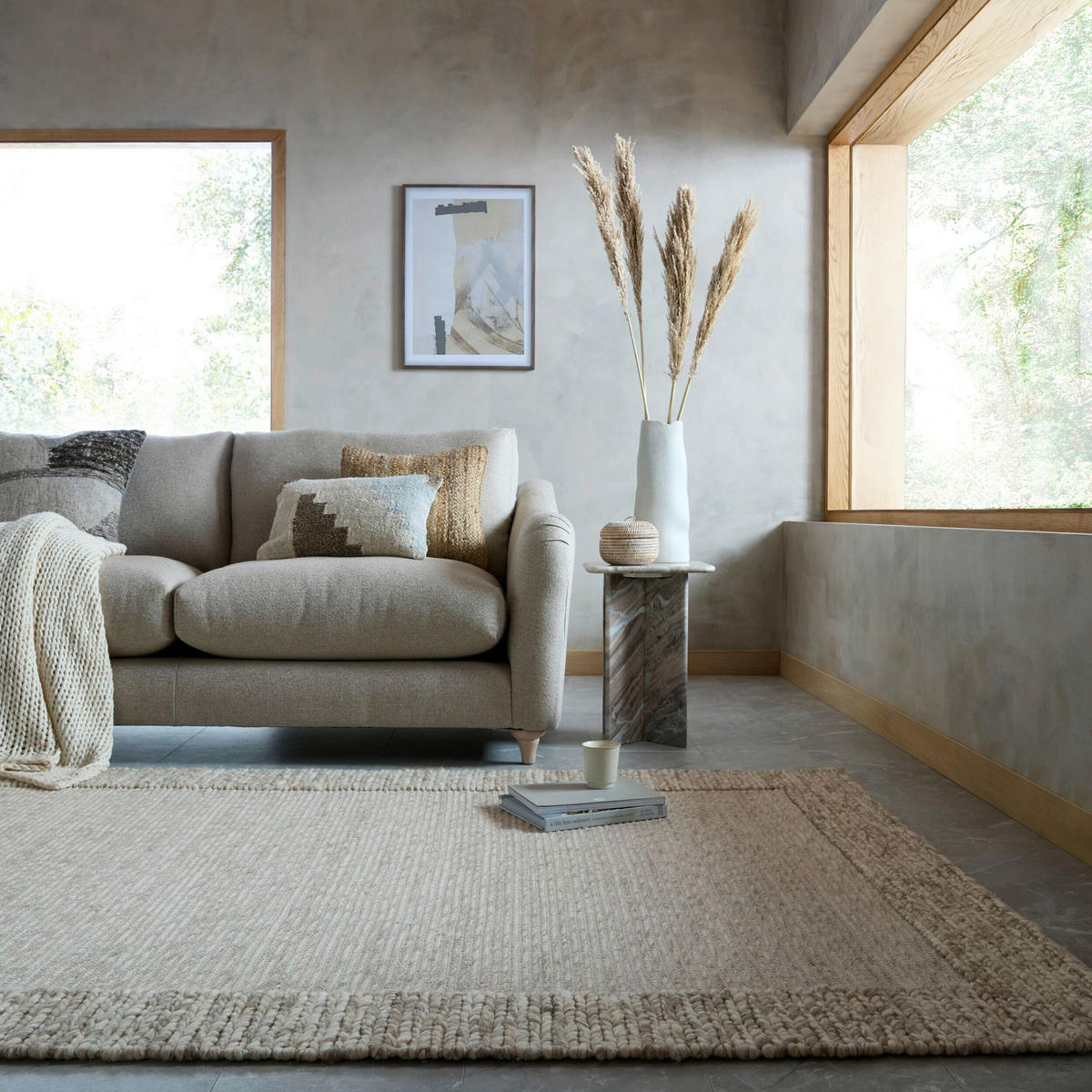 WOLLTEPPICH 160/230 cm Rue Beige rechteckig  - Beige, Basics, Textil (160/230cm) - Flair Rugs