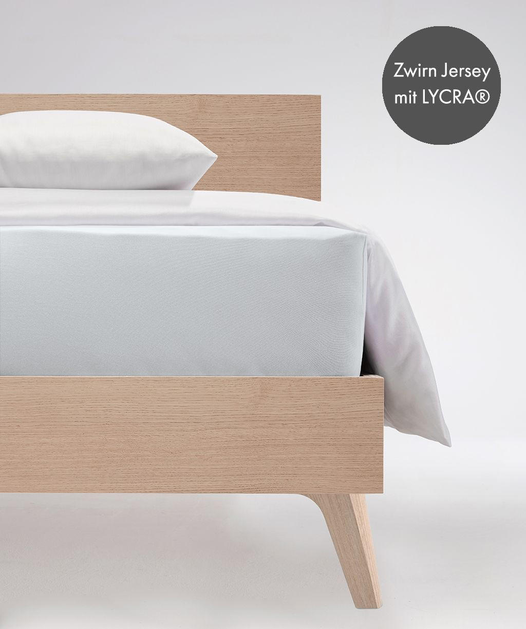 ELASTICKÉ PROSTĚRADLO, barvy stříbra, 200/200 cm - barvy stříbra, Basics, textil (200/200cm) - Fleuresse