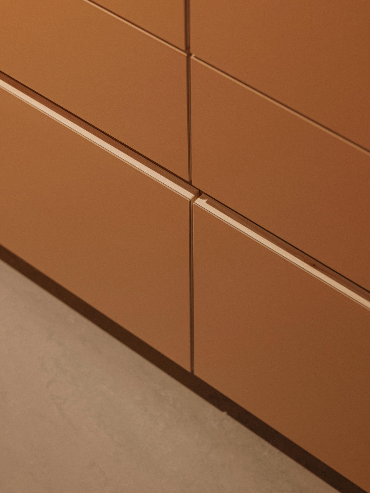 EINBAUKÜCHE   - Eschefarben, Basics, Holz - Walden