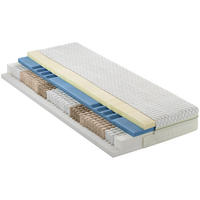 GEL-TASCHENFEDERKERNMATRATZE 90/190 cm Höhe ca. 24 cm  - Weiß, Basics, Textil (90/190cm) - Dieter Knoll