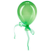 DEKOHÄNGER  - Grün, Basics, Glas (11/15cm)