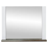 OGLINDĂ DE PERETE 90/70/14 cm    - maro/alb, Konventionell, material pe bază de lemn (90/70/14cm) - Voleo