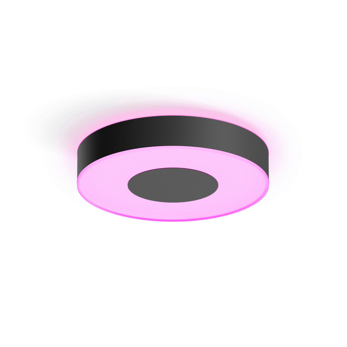 LED-DECKENLEUCHTE Xamento 38,1/8,4 cm   - Schwarz, Design, Metall (38,1/8,4cm) - Philips HUE