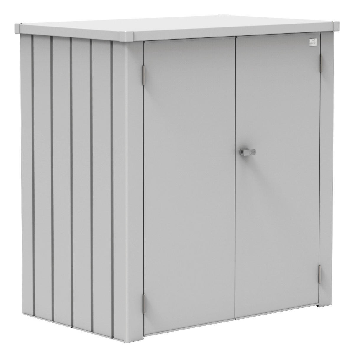 GERÄTESCHRANK - Silberfarben, Design, Metall (132/140/87cm) - Biohort
