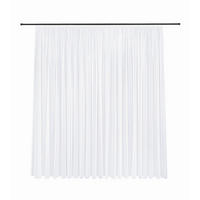 FERTIGSTORE  transparent  450/245 cm   - Weiß, Basics, Textil (450/245cm)