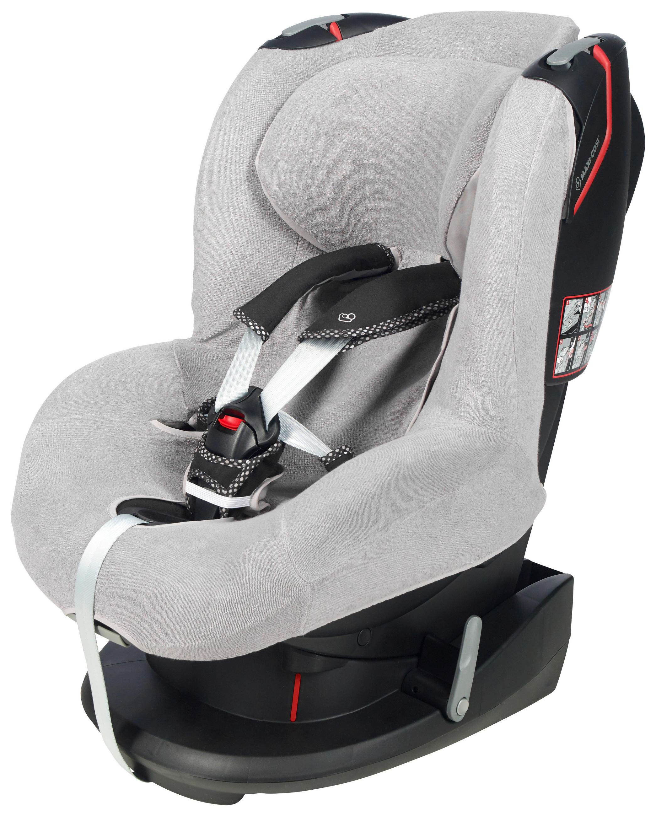 KINDERSITZBEZUG  - Hellgrau, Basics, Textil - My Baby Lou