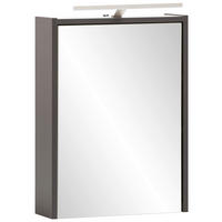 SPIEGELSCHRANK 43,5/64/16 cm  - Anthrazit, Modern, Glas/Holzwerkstoff (43,5/64/16cm) - Stylife