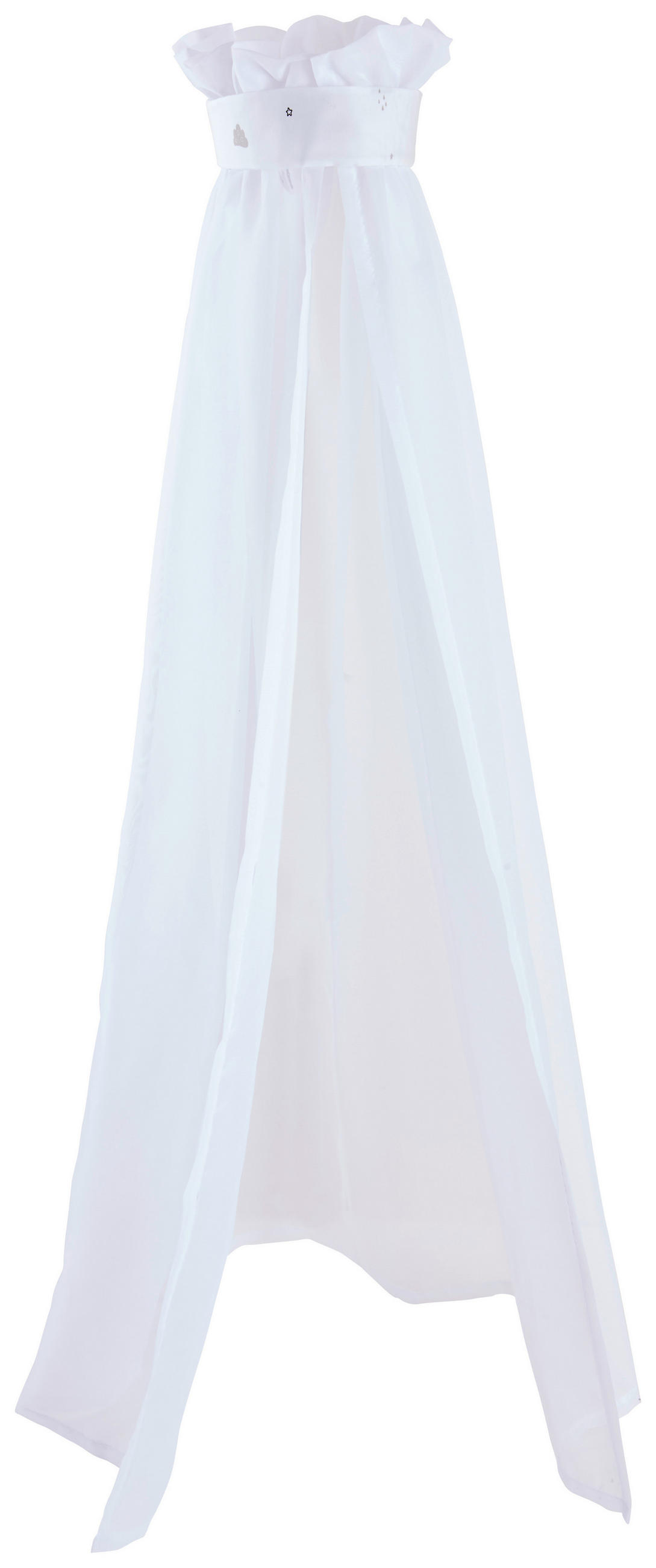 RÁCSOS KISÁGY SZETT 4 részes Modern Clouds  - fehér/szürke, Trend, textil (100/135cm) - Patinio