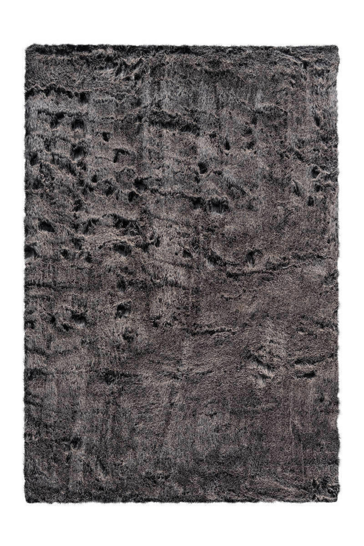 KOBEREC S VYSOKÝM VLASEM, 80/150 cm, antracitová - antracitová, Design, textil (80/150cm)