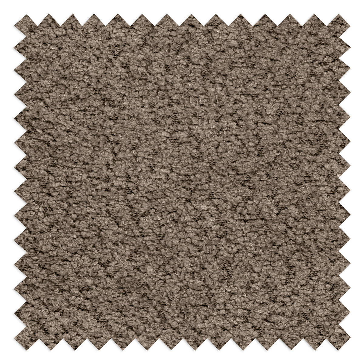 RELAXLIEGE in Bouclé Braun  - Silberfarben/Braun, Design, Textil/Metall (65/65-95/171cm) - Livetastic
