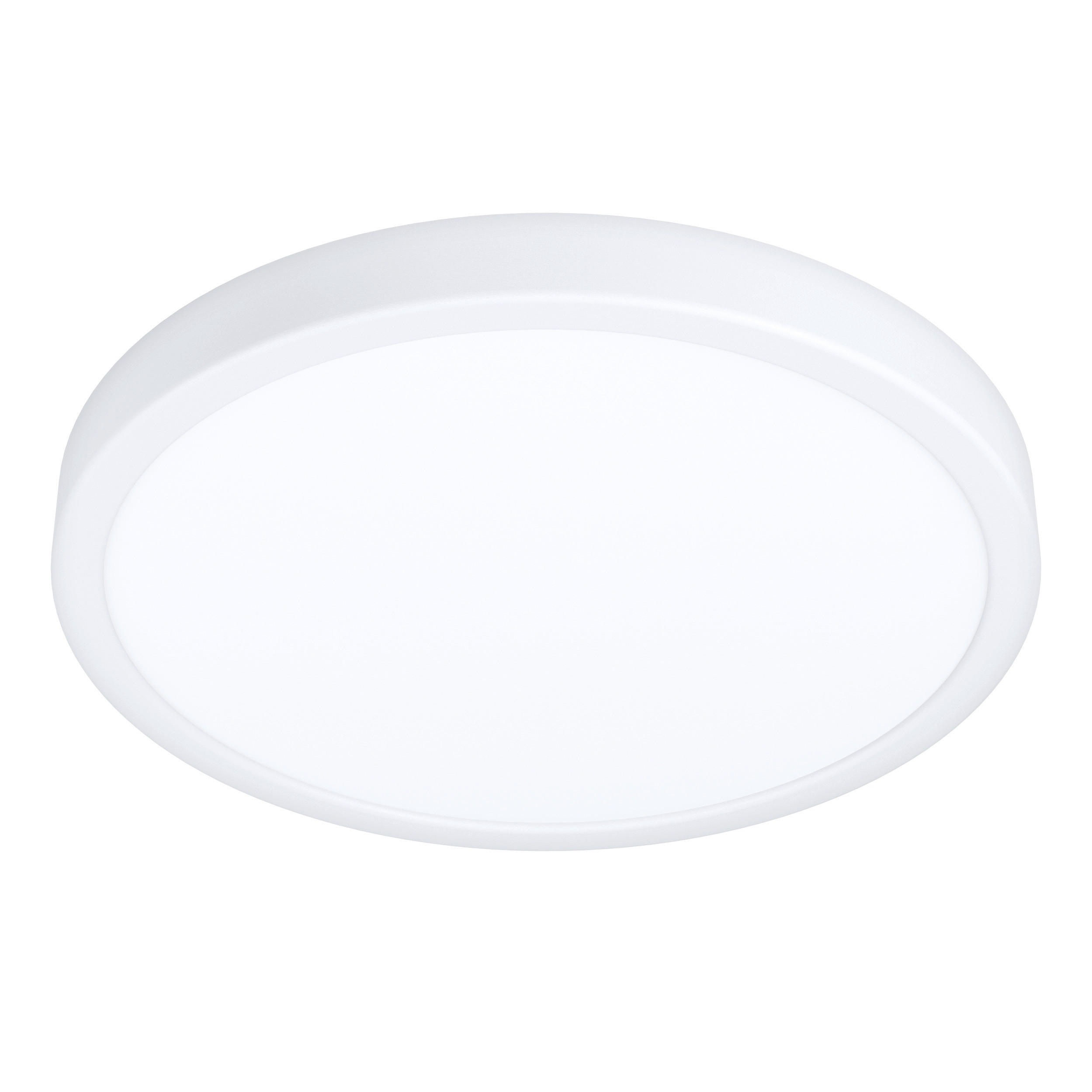 BADEZIMMER-DECKENLEUCHTE Fueva 5 28,5/2,8 cm   - Weiß, KONVENTIONELL, Kunststoff/Metall (28,5/2,8cm) - Eglo