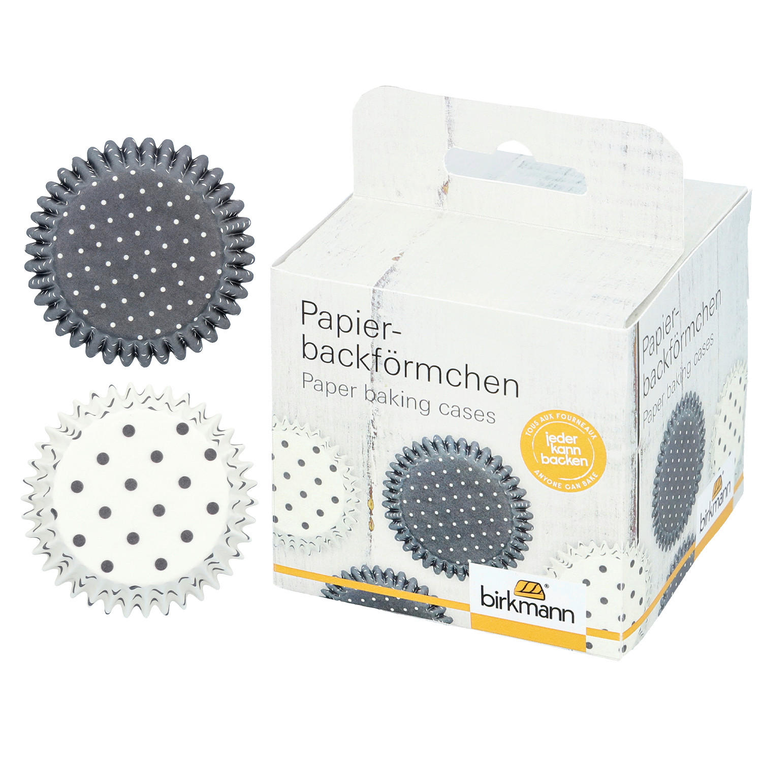 PAPIERFÖRMCHEN  - Basics, Papier (7/3,2/7cm) - Birkmann