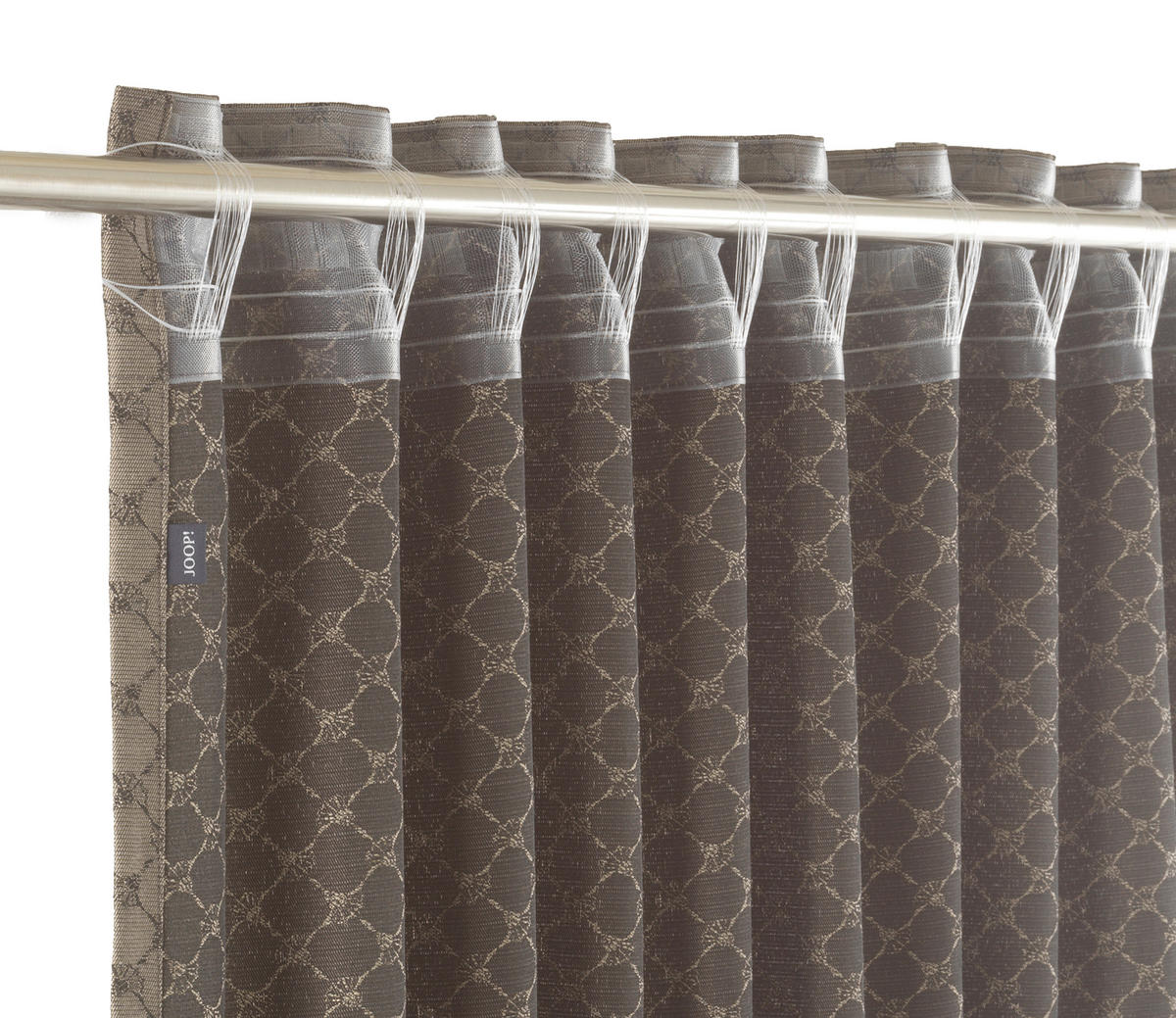 FERTIGVORHANG  blickdicht   130/250 cm  - Braun, Basics, Textil (130/250cm) - Joop!