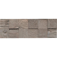 WANDVERKLEIDUNG 10 Stück  - Grau, Basics, Holz (55.2/18.4/2cm)