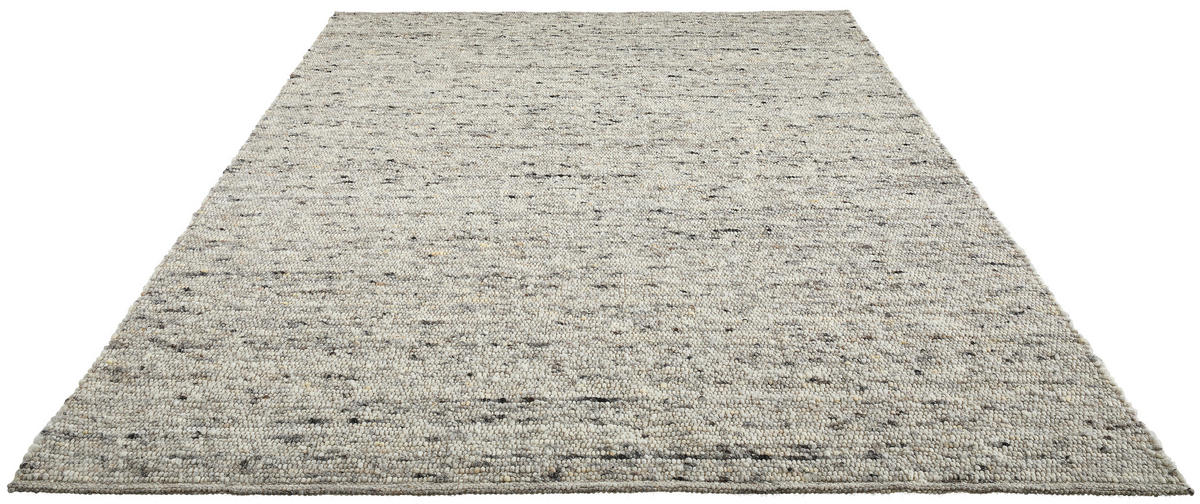 HANDWEBTEPPICH 90/160 cm Vieste Grau  - Grau, Basics, Textil (90/160cm) - Linea Natura