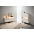 SIDEBOARD  167/85/40 cm 3 Schublade(n)  - Beige/Schwarz, Design, Holzwerkstoff/Metall (167/85/40cm) - Voleo