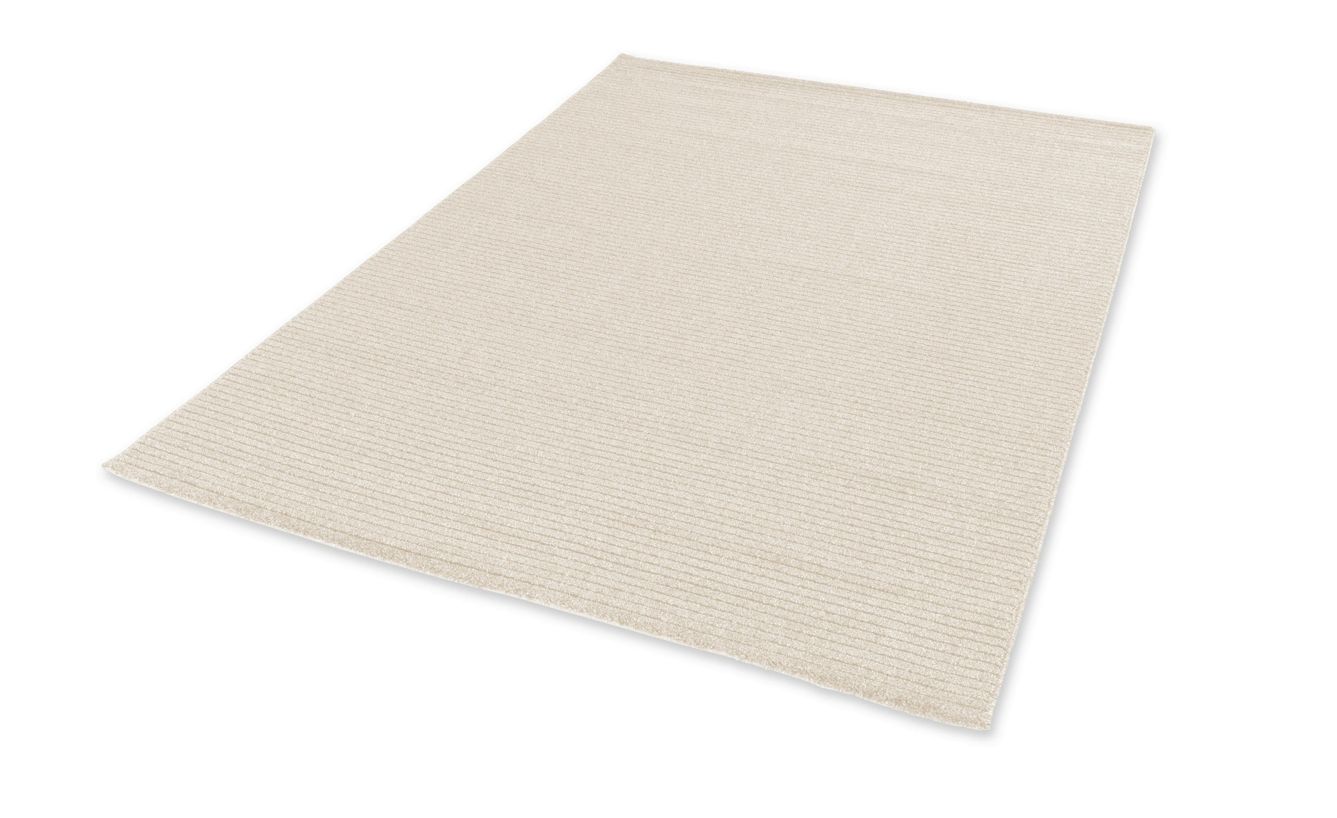 Thumbnail - Schöner Wohnen Webteppich Pure Design, Creme, Textil, Streifen, rechteckig, 160x230 cm, für Fußbodenheizung geeignet, Te...