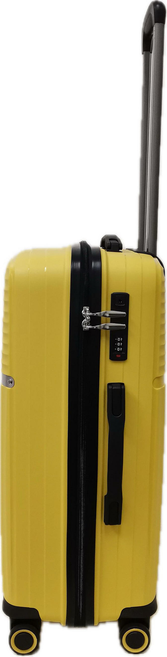 SET VALIZE DE CĂLĂTORIE - galben închis, Design, plastic (49,5/75,5/29cm) - Schneiders