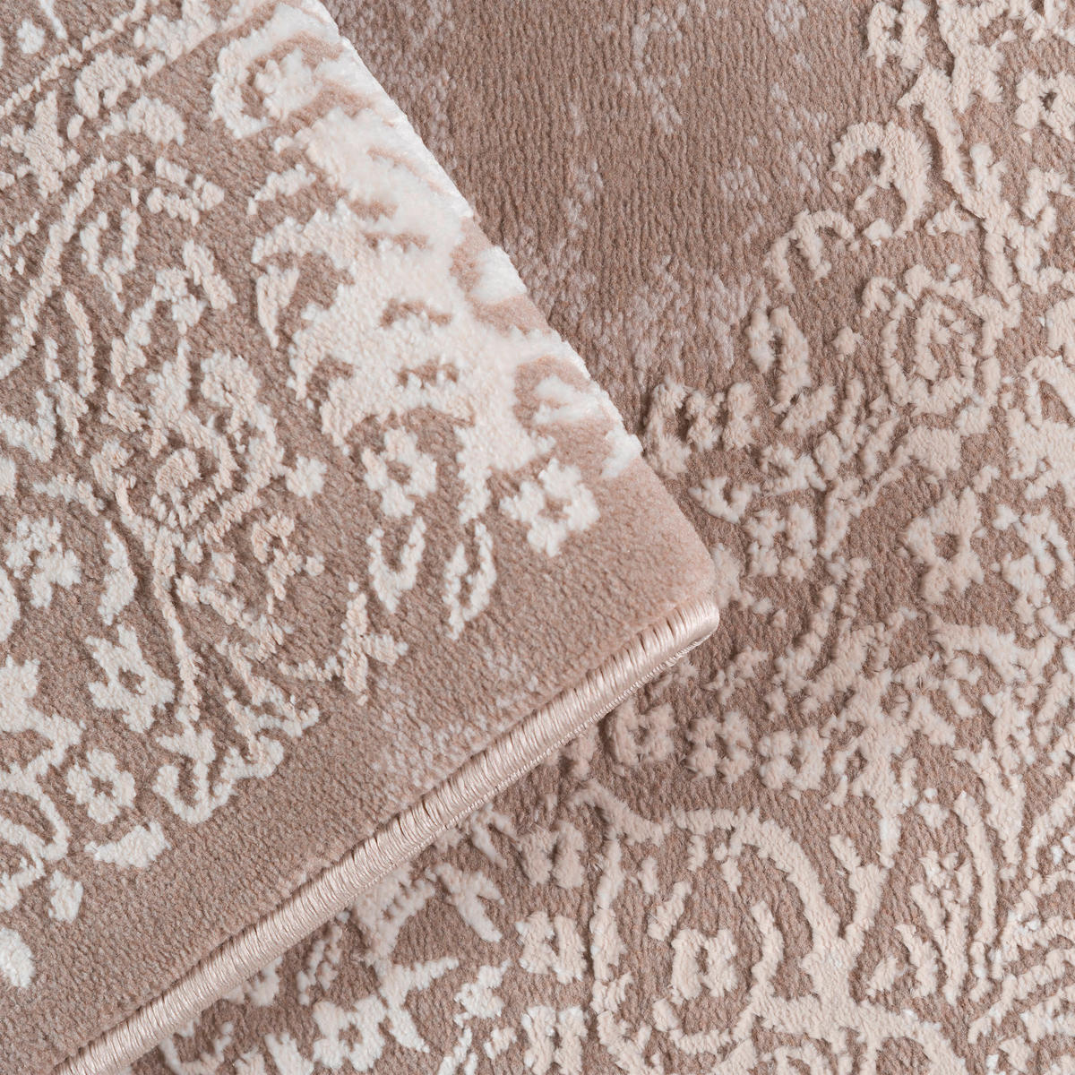 TKANÝ KOBEREC, 120/170 cm, krémová - krémová, Basics, textil (120/170cm)
